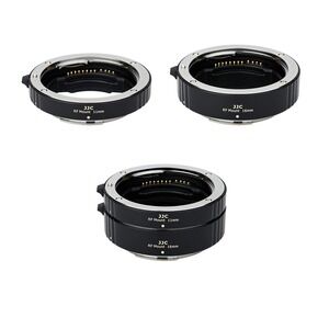 JJC RF Mount Auto Focus Macro Extension Tube Set 11mm 16mm Canon EOS R NWOB